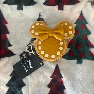Disney Minnie Mouse Mustard Coin Purse